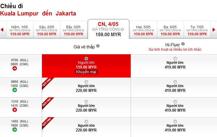 Mua vé máy bay đi Jakarta giá rẻ