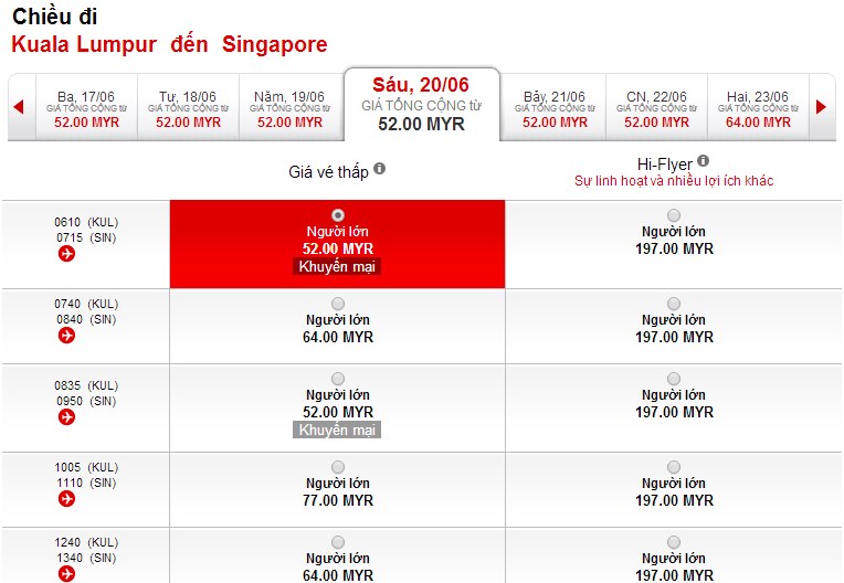 Đặt vé máy bay đi Singapore