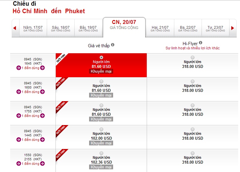Mua vé máy bay đi Phuket ở đâu