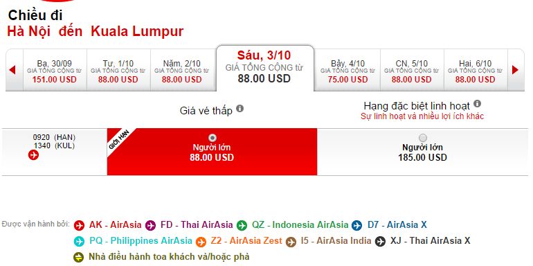 Vé máy bay Air Asia đi Bali bao nhiêu tiền