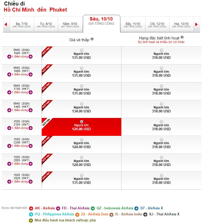 Mua vé máy bay giá rẻ đi Phuket