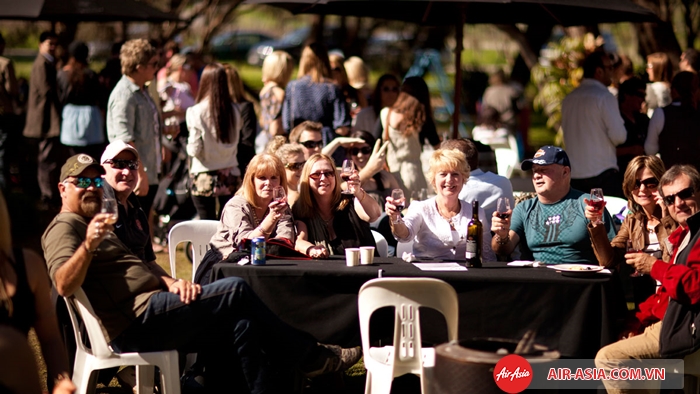 Không khí nhộn nhịp trong lễ hội Barossa gourmet weekend - Úc
