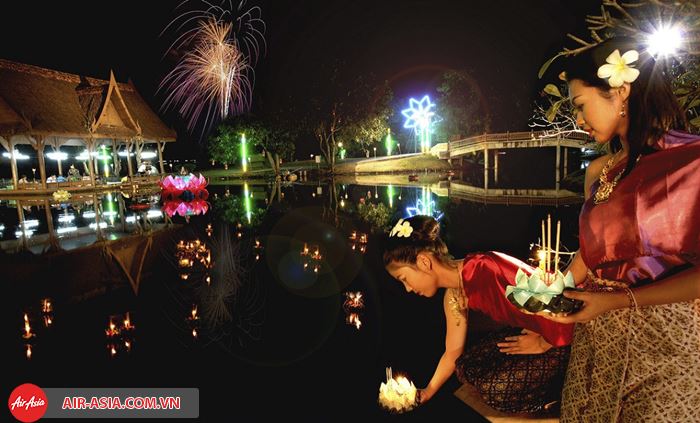 lễ hội hoa đăng Loy Krathong
