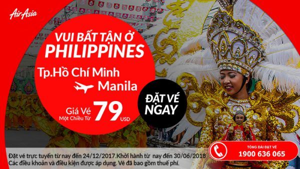 Du lịch Philippines với vé Air Asia từ 79 USD