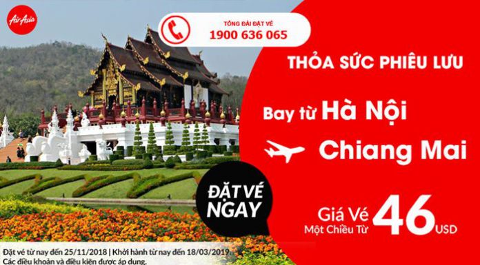 Trải nghiệm Chiang Mai chỉ với 46 USD