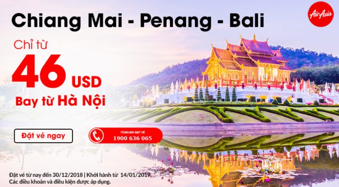 "Thời điểm vàng" du lịch Thái Lan chỉ từ 46 USD