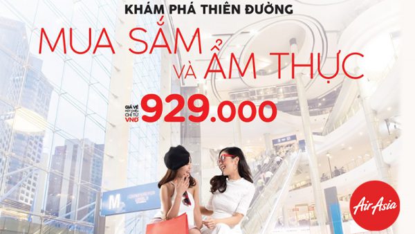 Khuyến mãi chỉ 929.000 VND bay từ Việt Nam đi Thái Lan, Malaysia