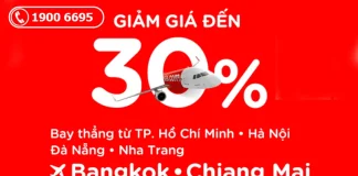 AirAsia ưu đãi giảm 30% vé máy bay đi Thái Lan mới nhất 2022