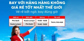 Săn ưu đãi vé máy bay từ Phú Quốc đi Kuala Lumpur cùng AirAsia cực sốc