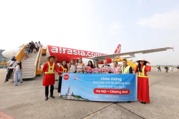 Chuyến bay Hà Nội đi Chiang Mai của AirAsia đã trở lại