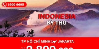 AirAsia mở bán vé máy bay từ Hồ Chí Minh đi Jakarta 2.899.000đ